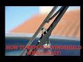 How to change windshield wiper blade in less than a minutediy easy