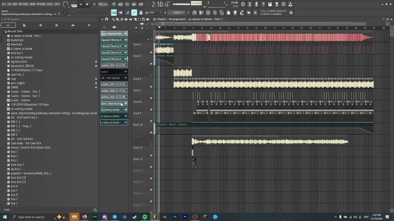 Watch quinn - its nothing (FL Studio Remake) on YouTube Watch quinn - its nothing (FL Studio Remake) on YouTube