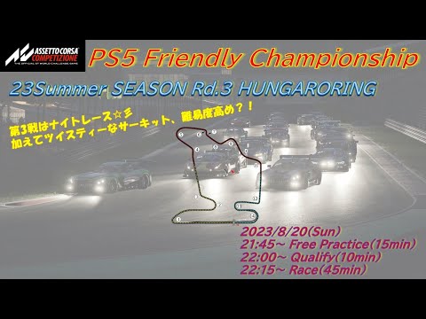 [ACC]Friendly Championship Summer Rd.3 Hungaroring