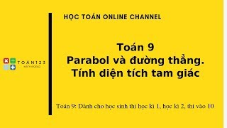 Toán 9-Bài toán về Parabol và đường thẳng - Bài toán 2