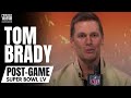 Tom Brady Reacts to Winning 7 Super Bowls, Antonio Brown & Rob Gronkowski Scoring TD's | Post-Game