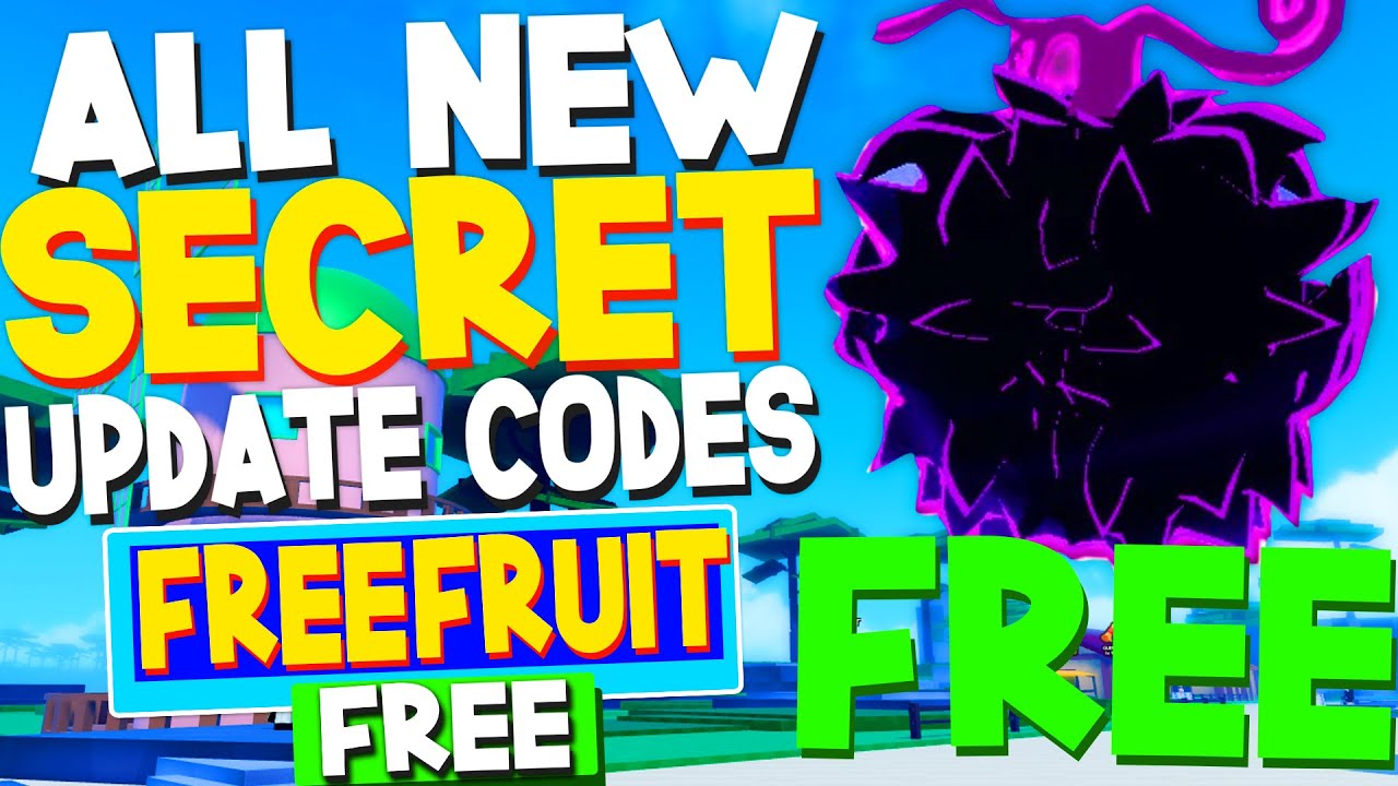 ALL NEW FREE FRUITS UPDATE CODES In ONE FRUIT SIMULATOR CODES Roblox One Fruit Simulator 