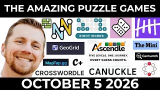 It happened AGAIN! | The Amazing Games + Mini and Midi Crosswords (October 5 2026) screenshot 4