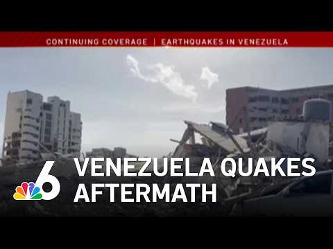 Venezuelans search for survivors after earthquakes