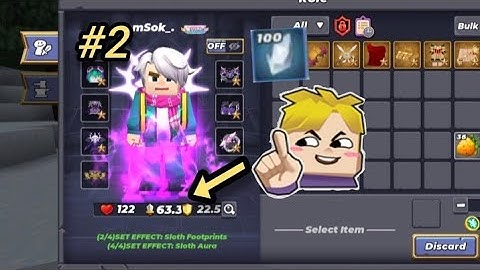 🔥Max Damage Challenge🔥New Set Powerful #2 in Skyblock （Blockman GO）#skyblock #blockmango #minecraft 