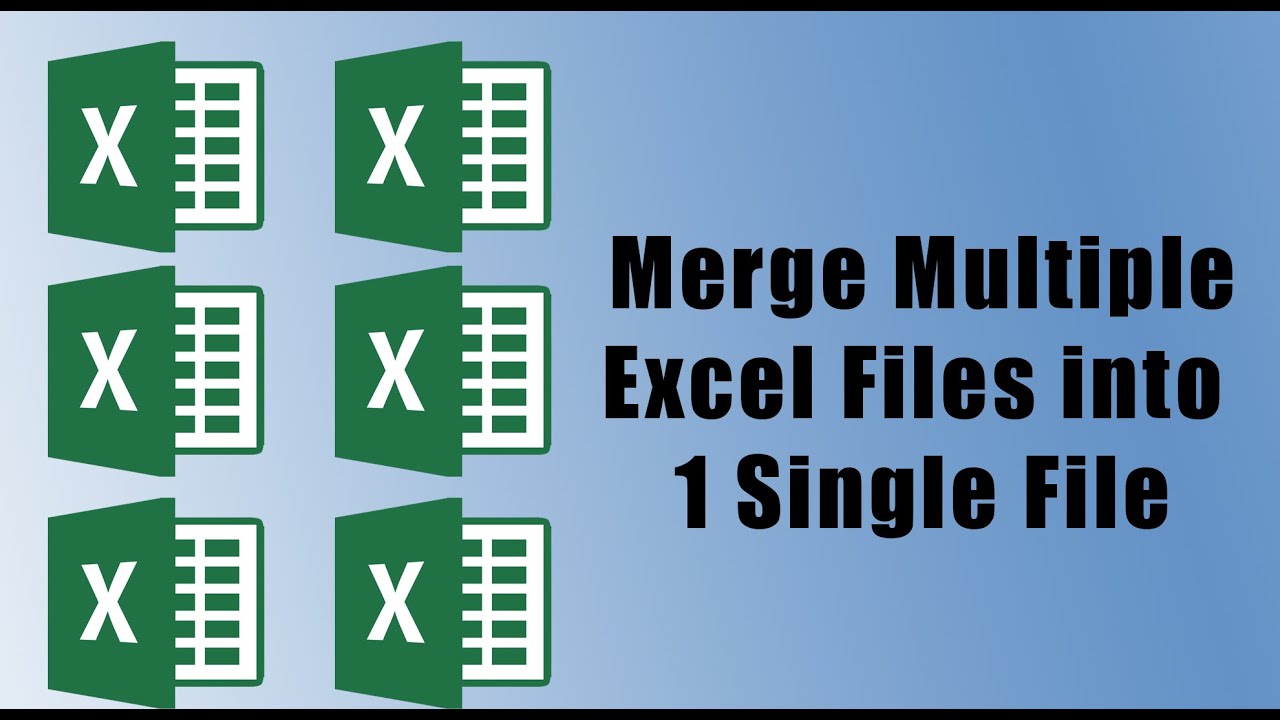 How To Copy Data From Multiple Excel Files Into One