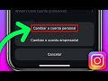 Cómo Cambiar A Cuenta Personal En Instagram | Muy Fácil!