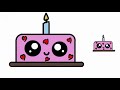 How to Draw a Cute Cake