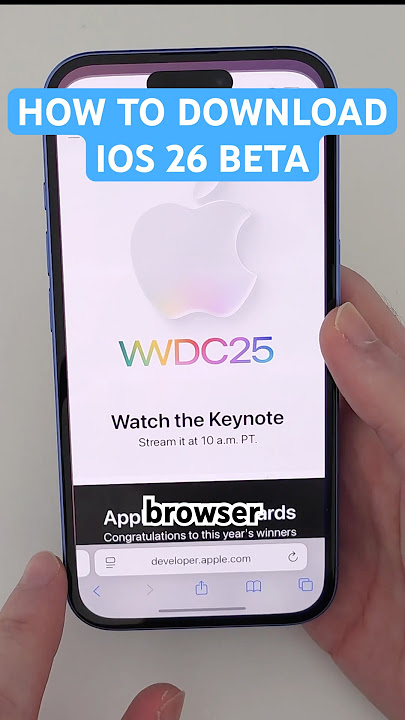 How to download iOS 26 beta NO COMPUTER (FREE developer beta)