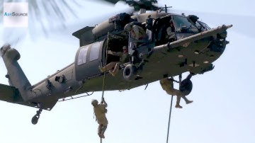 U.S. Special Forces & Polish Special Operations Forces. UH-60 Black Hawk Helicopter.