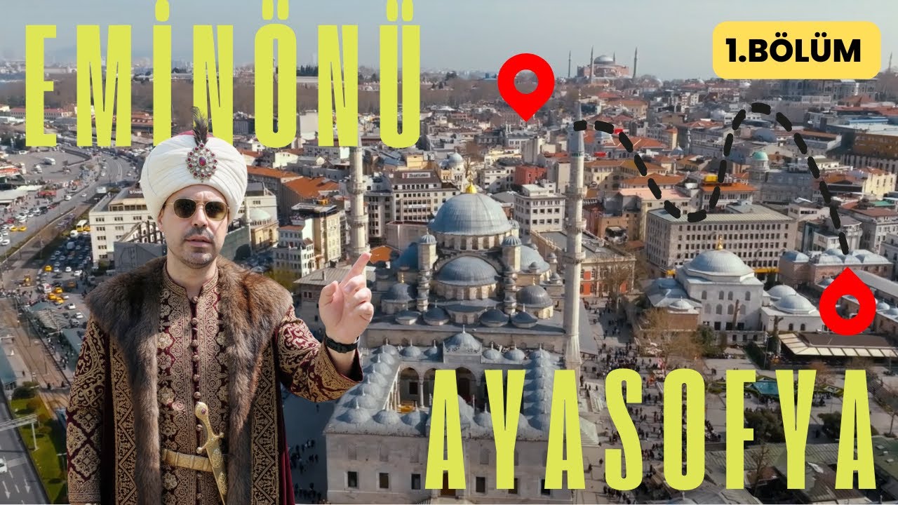Eminönü Gezi Rehberi | Mısır Çarşısı, Süleymaniye ve Kapalıçarşı (Ayasofya’ya Yolculuk) 1. Rota