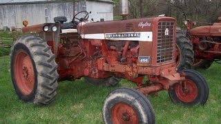 IHC 656 Hydro Gold Demonstrator Tractor Sold on Kansas Farm Auction 6/7/14