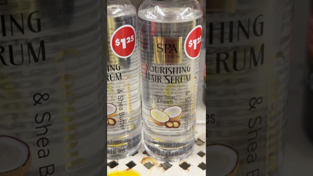 Dollar tree walk thru! shop with me hair serum!