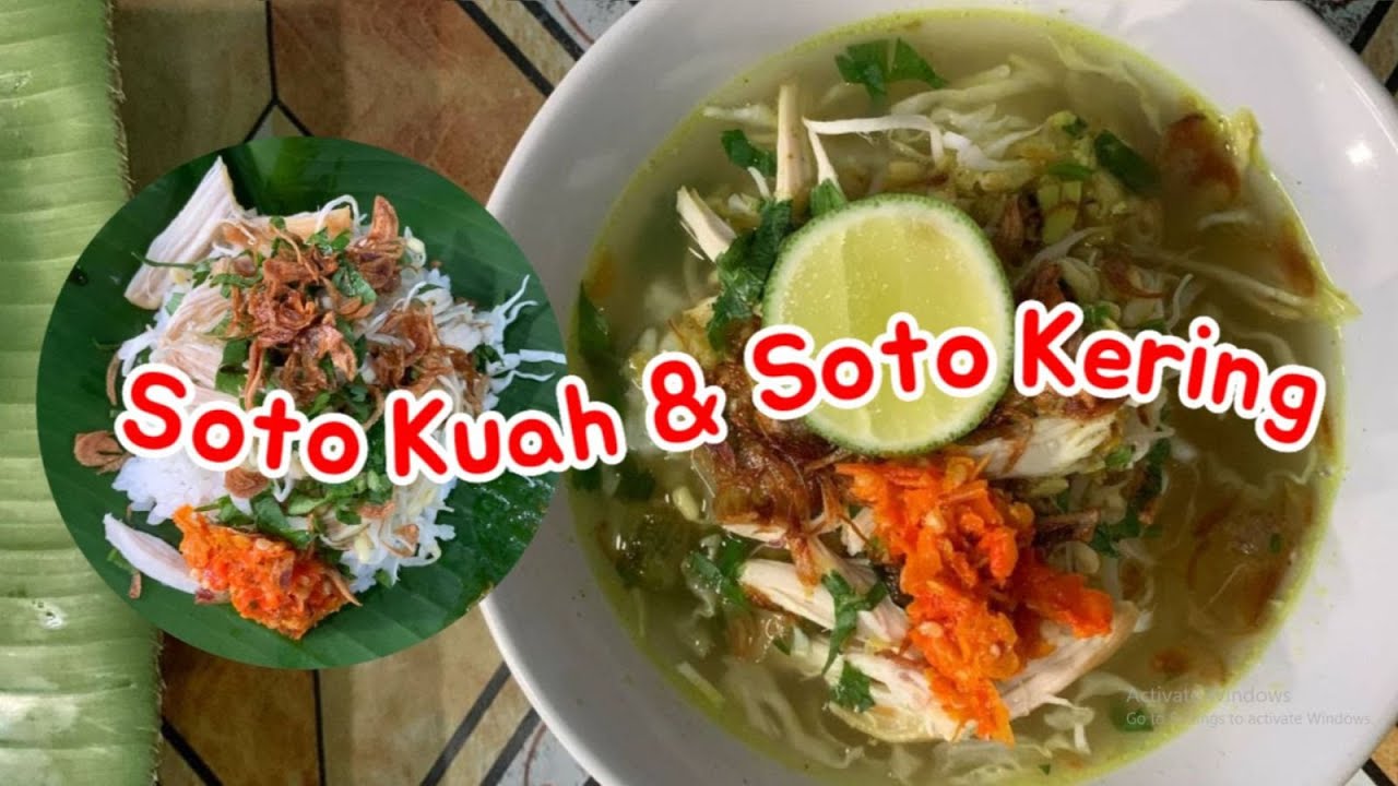 SOTO KERING?? APAAN TUH Resep Memasak Soto Ayam ala BUKGIK, Soto Kering Khas Klaten dan sekitarnya