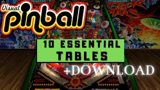 TOP 10 ESSENTIAL VPX TABLES - Visuall Pinball Guide