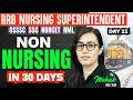 RRB Nursing Superintendent/OSSSC/SSC/NORCET/RML Non Nursing Class | Nursing Exams 2026 |By Mehak Mam