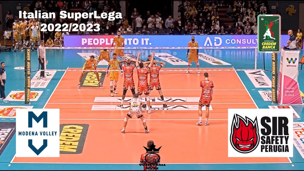 NGapeth vs León - Scout View - Modena vs Perugia - Italian Super Lega 2023 - Highlights