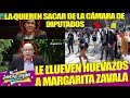 NO SE LA ESPERABA! LE LLUEVEN HUEVZOS A MARGARITA ZAVALA EN EL CONGRESO. FUERA FUERA. MEXICO HOY