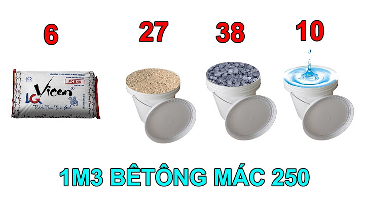 Một khối bê tông cần bao nhiêu cát đá năm 2024