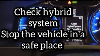Toyota Camry Hybrid system malfunction warning | How to diagnose and solve the problem @armanfaiz