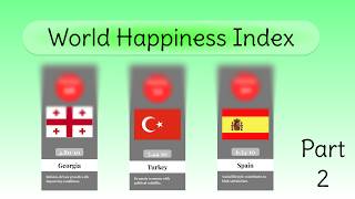 Comaparison: World Happiness Index(Part 2)
