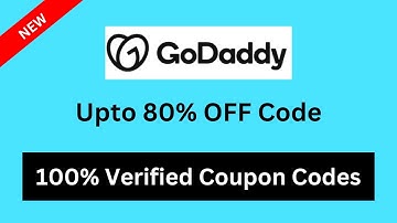 Godaddy Coupon Code ✅| 80% OFF Promo Code | 100% Working Coupons & Loot Offers #godaddy