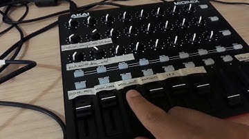 MIDI Controller Mapping for Audio Mixer - DEMO