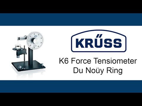 NTU Hardware Videos: Krüss K6 Du Noüy Ring/BP50 Bubble Pressure Tensiometer