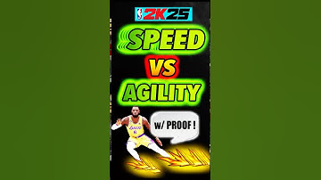 Speed VS Agility Differences (Not what you think)  #nba2k25 #nba2k25gameplay