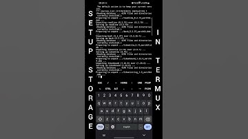 Setup storage access in termux. #termux #android #storage #access #permissions
