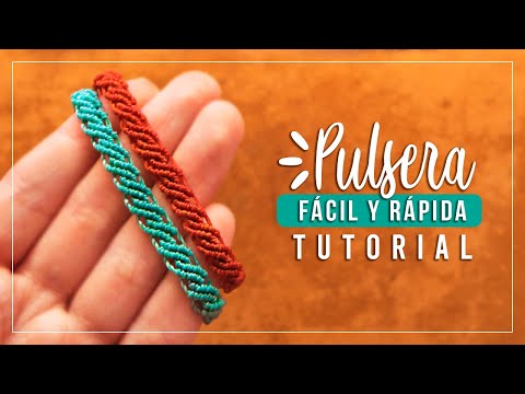 Video: 3 formas de hacer pulseras con hilo