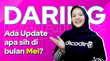 Info Acara Live dan Kelas Terbaru | Daring (Dicoding Sharing) Mei 2020