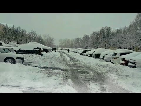 USA snow storm
