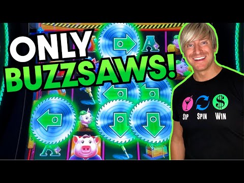 ALL BUZZSAWS on this Huff n Puff Bonus!