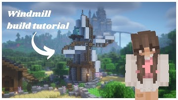 How to build a windmill in minecraft | Build tutorial