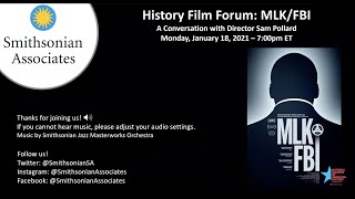 History Film Forum: MLK/FBI discussion with Sam Pollard