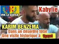 Kabylie karim benzema en visite historique  vgayet dans un dsordre total de la part des autorits