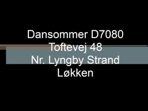 Dansommer D7080, Toftevej 48, Nr. Lyngby Strand, Lokken