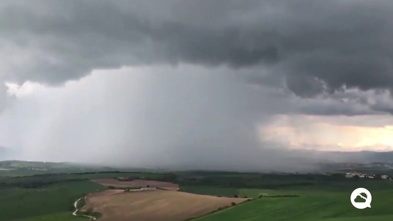 Intense storms in Spain