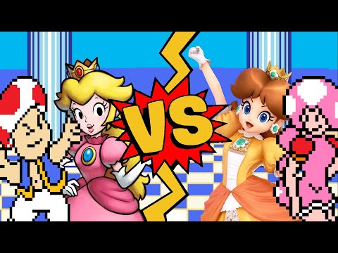 M.U.G.E.N Battles | Toad/Princess Peach vs Toadette/Princess Daisy