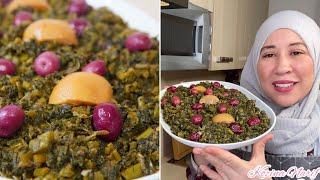 Thibi, Ighadiwan, Lakhbiza / البقولة المغربيه في الكوكوت مع كأس ديال الماء ??/ Moroccan Spinach