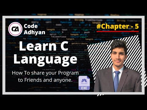 #5 How to Share .EXE in C Language (in Hindi) || 2020 || For Beginners ||