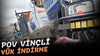 CHIPS POV VİNÇLİ YÜK İNDİRME | VİNÇLİ KAMYON