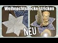Sternendeckchen / Tischset stricken - NEU- in einem Stück gestrickt aus einem Sechseck