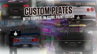 Custom Plates with Flipper [+in-game paint editor] screenshot 4