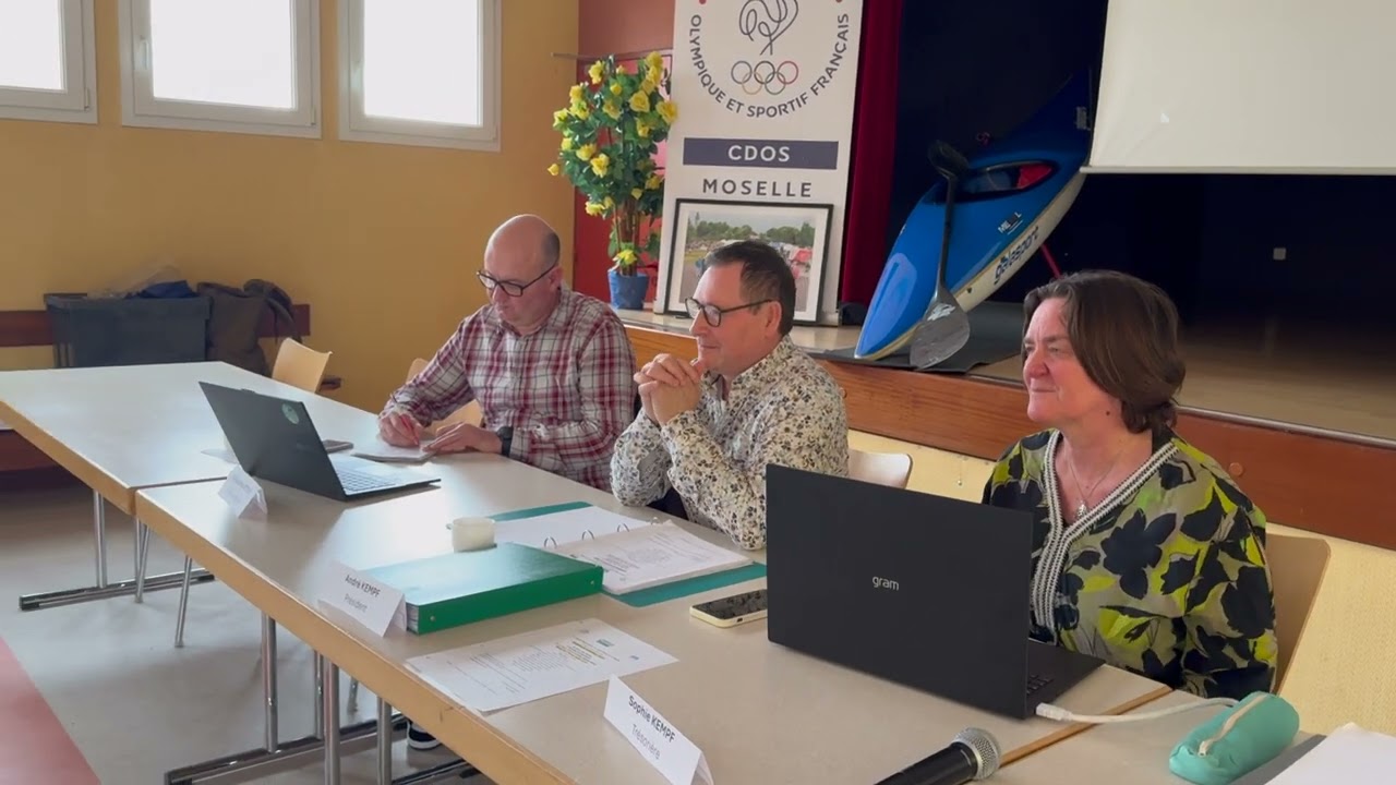 Assemblée générale du comité de Canoë-kayak de la Moselle