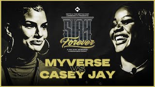 KOTD - MyVerse vs Casey Jay I #RapBattle (Compliment Battle)