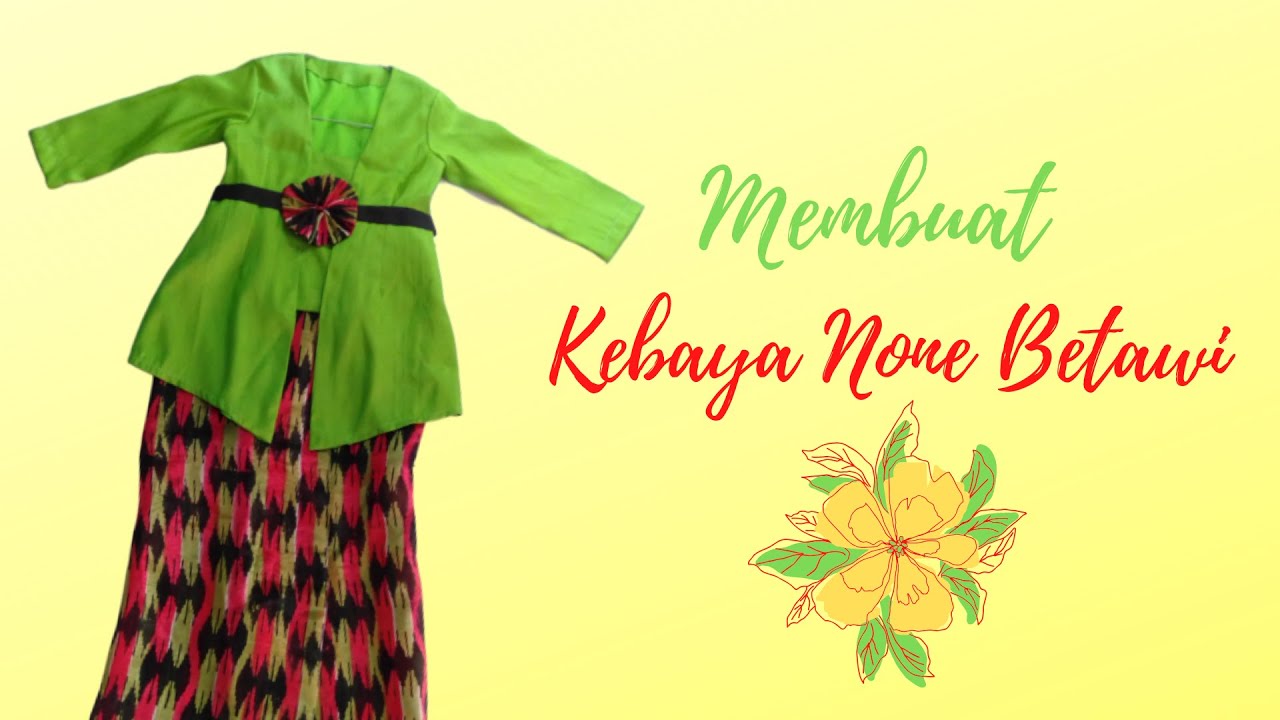  BAJU  ADAT KEBAYA  NONE  BETAWI  KARTINI ANAK YouTube