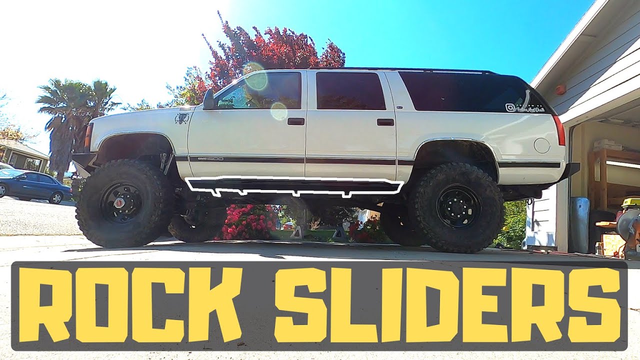 Suburban Trail Rig: DIY Rock Slider Extensions