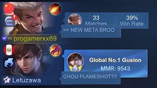 I PRETEND NUB CHOU AND MET YOUTUBE GUSION IN SOLO RANKED!! (he cry hahaha)